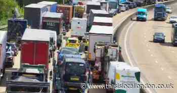 Person taken to hospital after 'safety concern' shuts M25 near Enfield