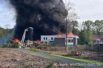 Großbrand in Bielefeld-Senne