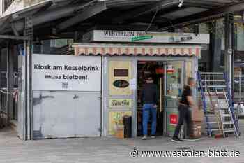 Im Kesselbrink-Kiosk ist das Licht noch nicht aus