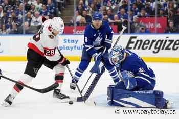 Leafs goaltender Anthony Stolarz set to start Game 2 against Sens after day off