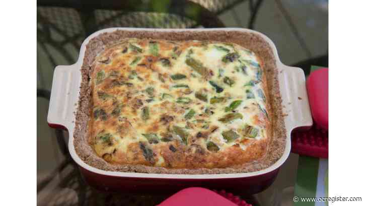 Recipe: A creamy, salty Asparagus Gruyere Quiche is perfect to serve on Mother’s Day