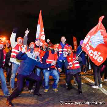 FNV: Werknemers GKN Fokker leggen werk neer voor fatsoenlijk sociaal plan