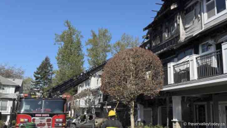 Vehicle fire spreads, damages homes in Langley