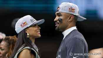 'You can call her my wife': Jalen Hurts ties knot with longtime girlfriend Bry Burrows