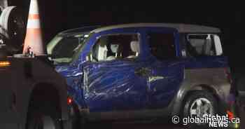 Woman rescued after vehicle crashes into Ontario cottage country lake