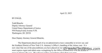 Read the Prosecutors’ Letter