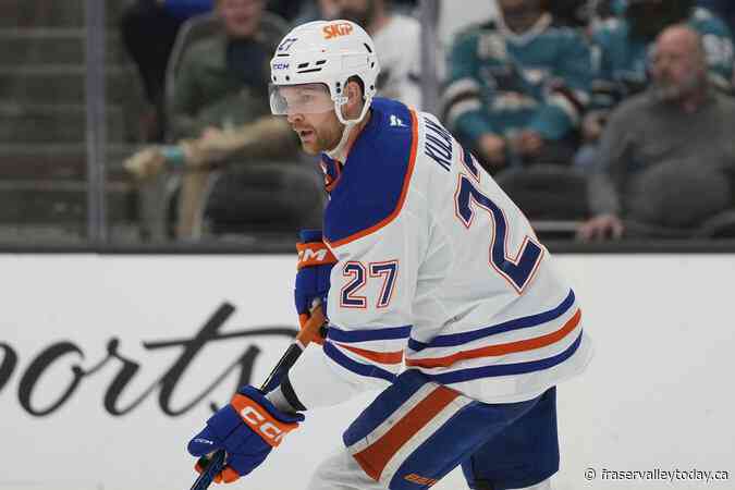 Oilers defenceman Brett Kulak races from daughter’s birth to playoff game