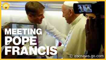 WATCH:  I met Pope Francis on a flight. This was our unforgettable exchange