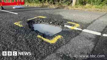 Is Derbyshire the 'pothole capital' of England?