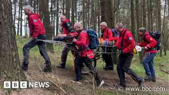 Air ambulance called out to injured mountain biker