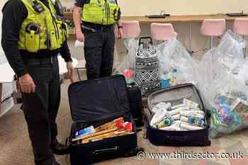Police donate suspected stolen goods to women’s charity