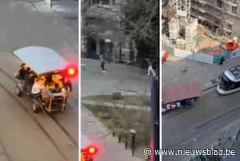 Beelden leggen wangedrag van bierfietsers vast in Gent: “Ze stapten af en plasten tegen de kathedraal”