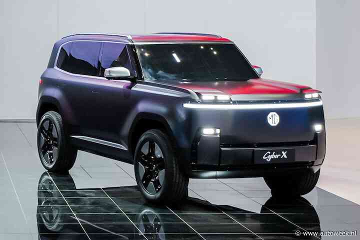 MG Cyber X: bonkig en natuurlijk ook helemaal elektrisch