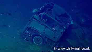 Mysterious vehicle found in sunken WWII aircraft carrier