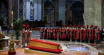 Pope Francis' body moved to St. Peter's Basilica for 3 days of public viewing