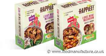 Happiee launches ‘UK first’ easy cook lion’s mane mushroom range