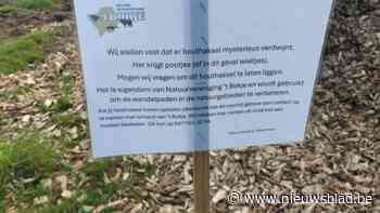 Houthaksel om voetpaden aan te leggen verdwijnt op mysterieuze wijze in Wellense Broekbeemd