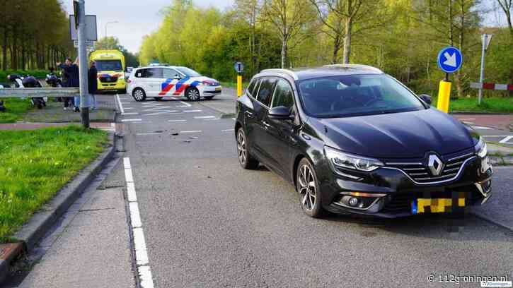 Scooterrijder gewond bij aanrijding op Paterswoldseweg in Groningen
