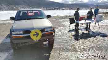 Poll workers crossed Yukon River by helicopter to ensure West Dawson residents could vote