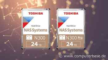 NAS-Festplatten: Toshiba erhöht auf 24 TB, 1 GB Cache und 309 MB/s