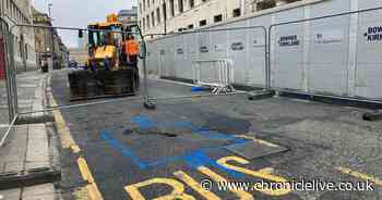 Sinkhole emerges in Newcastle with road closed as investigation gets under way