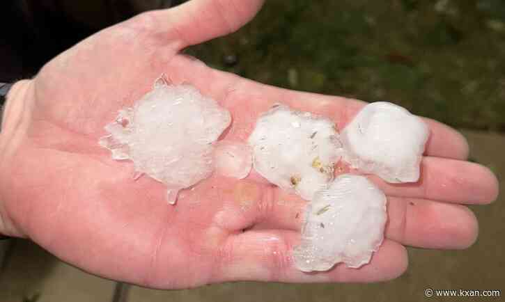PHOTOS: Severe weather brings hail to Central Texas