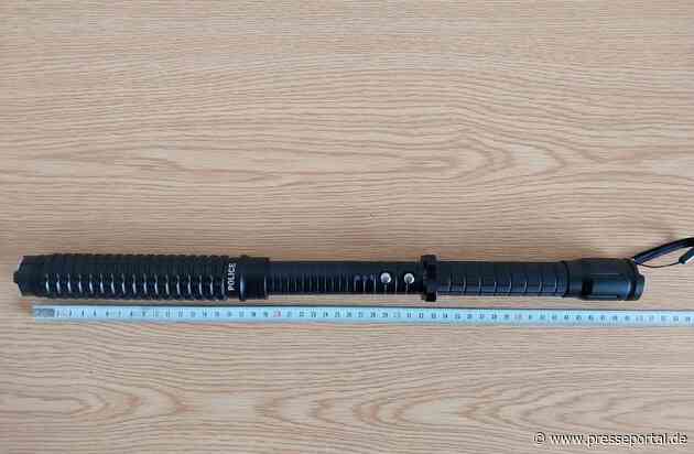 BPOL-HRO: Bundespolizei entdeckt getarntes Elektroimpulsgerät