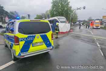 Rollstuhlfahrer wird von Zug erfasst