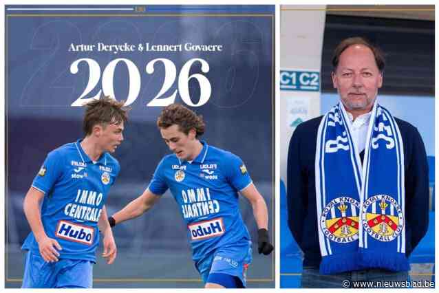FC Knokke geeft twee jeugdspelers eerste contract en vindt nieuwe jeugdmanager