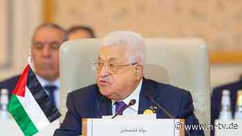 Sollen Geiseln gehen lassen: Palästinenserpräsident Abbas beschimpft Hamas als "Hundesöhne"