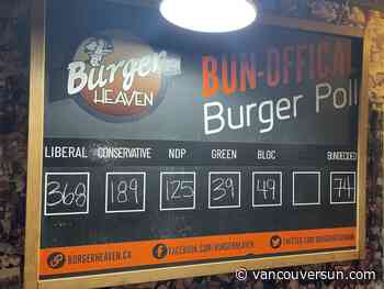 New Westminster restaurant's 'bunofficial' poll puts Carney in lead
