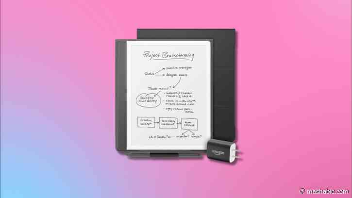 Save $145 on the Kindle Scribe essentials bundle for a limited time