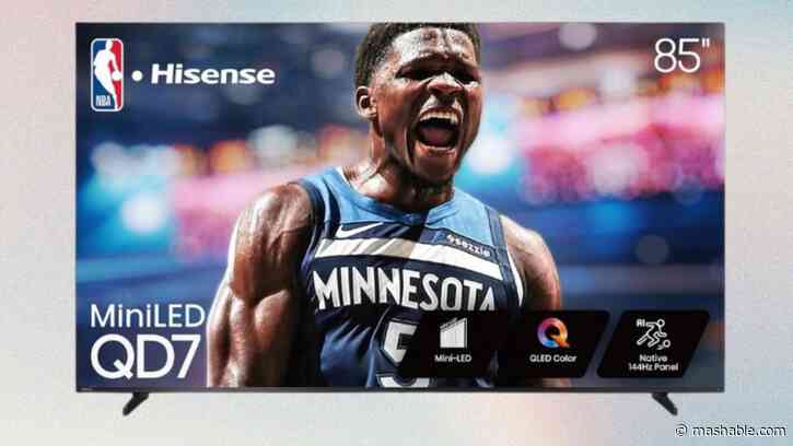 Hisense’s huge 85-inch QD7 Mini-LED TV is $300 off