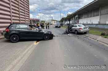 POL-OF: Verletzter bei Frontalzusammenstoß zweier Autos