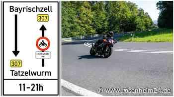 Zur Unfallprävention: Sudelfeldstrecke wird für Motorräder in Fahrtrichtung Bayrischzell gesperrt