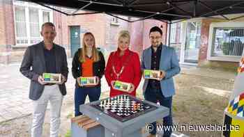 Schaaktafel op de grens is nieuwe trekpleister voor Baarle : “Hopelijk komen schakers uit de hele wereld langs”