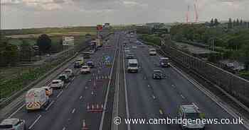 Live A14 updates as road remains closed after fatal crash with delays building