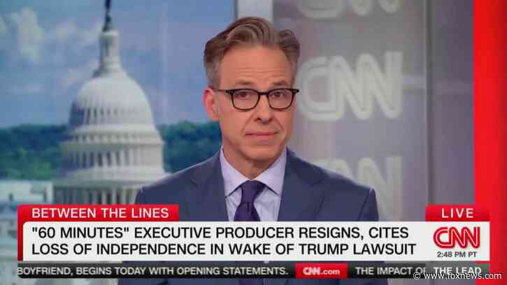 CNN's Jake Tapper rips Paramount owner as CBS fights high-stakes legal battle with Trump