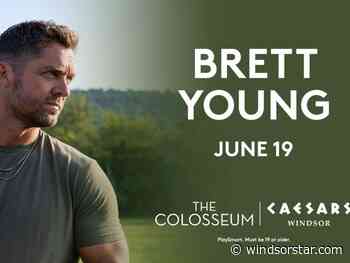 Country singer Brett Young to perform June 19 at Caesars Windsor