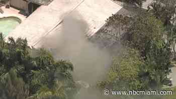 Home catches on fire in Wilton Manors