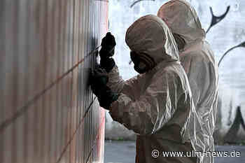 Jugendliche entfernen ihre Graffiti  - kann auch mal so gehen