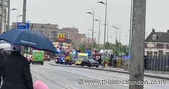 Severe traffic blocks road after crash in Dagenham