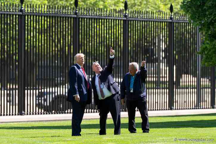 Trump is putting his ‘touches’ on the White House with flagpoles, art and an Oval Office overhaul