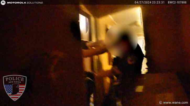 What bodycam video shows in New Haven police shooting