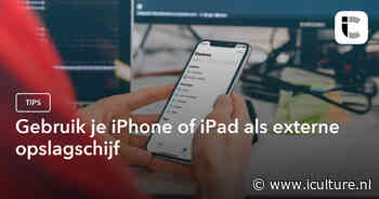 Gebruik je iPhone of iPad als externe opslagschijf