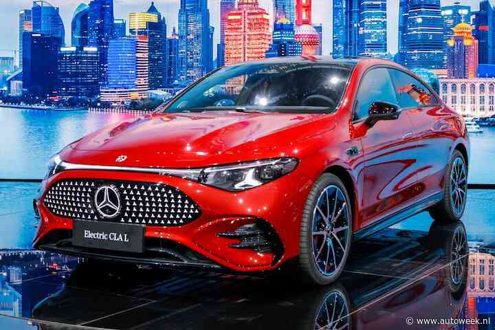 Nieuwe Mercedes-Benz CLA nu langer dan C-klasse Limousine
