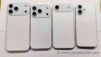 iPhone 17 Series Design Spotted in Leaked Dummy Units; Pro Models Seen With New Camera Module