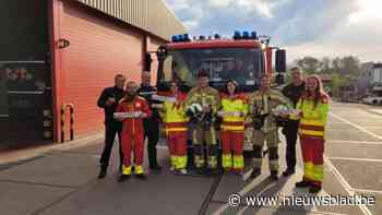 Rode Kruis verkoopt eerste pleisters aan lokale brandweer