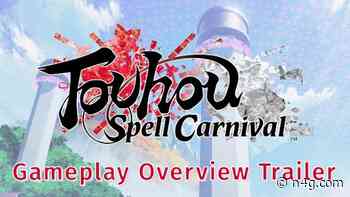 Touhou Spell Carnival Gameplay Overview Trailer, Game Launches May 7th