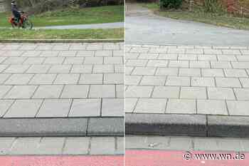 Bordstein mit und ohne Absenkung: Kuriosität am Straßenrand